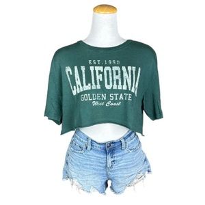 NWT GARAGE cropped tee | size Med | multiple available